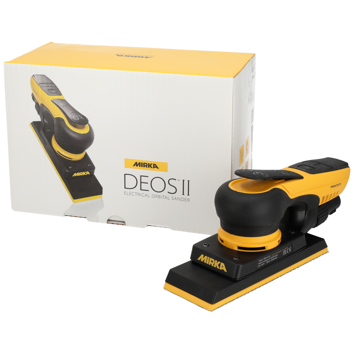 Mirka® DEOS II 383 EU 70 mm x 198 mm, orbit 3.0 mm