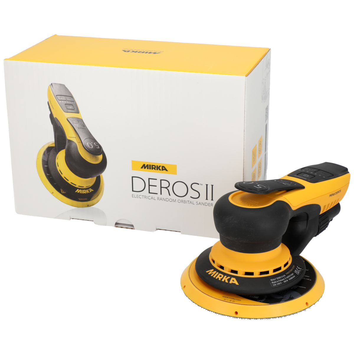 Mirka® DEROS II 650 EU Ø 150 mm, orbit 5.0 mm